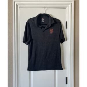 San Francisco Giants Polo Shirt Black Majestic Medium